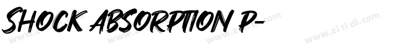 Shock absorption p字体转换